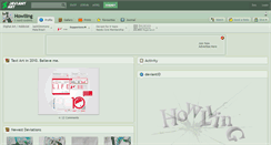 Desktop Screenshot of howlling.deviantart.com