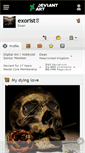 Mobile Screenshot of exorist.deviantart.com