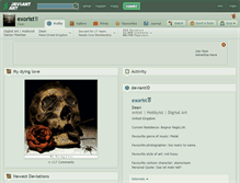 Tablet Screenshot of exorist.deviantart.com