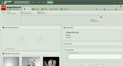 Desktop Screenshot of dragonflyforest.deviantart.com