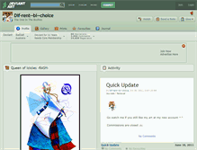 Tablet Screenshot of dif-rent--bi--choice.deviantart.com