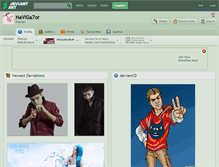 Tablet Screenshot of naviga7or.deviantart.com