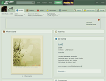 Tablet Screenshot of lmie.deviantart.com