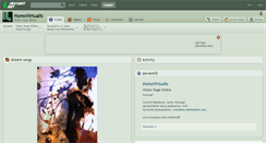 Desktop Screenshot of homovirtualis.deviantart.com