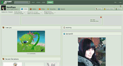 Desktop Screenshot of nordface.deviantart.com