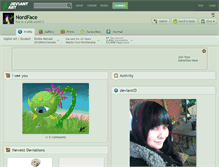 Tablet Screenshot of nordface.deviantart.com