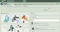 Desktop Screenshot of chrystali.deviantart.com