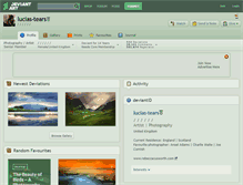 Tablet Screenshot of lucias-tears.deviantart.com