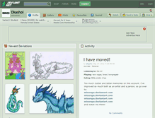 Tablet Screenshot of dkashoi.deviantart.com