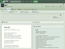 Tablet Screenshot of goji.deviantart.com