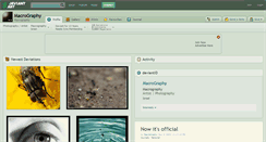 Desktop Screenshot of macrography.deviantart.com