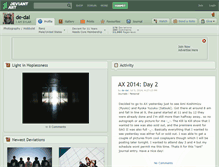 Tablet Screenshot of de-dal.deviantart.com
