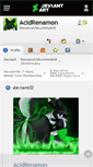 Mobile Screenshot of acidrenamon.deviantart.com