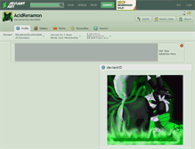 Tablet Screenshot of acidrenamon.deviantart.com