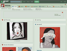 Tablet Screenshot of lasirena.deviantart.com