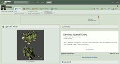 Desktop Screenshot of dgmm.deviantart.com