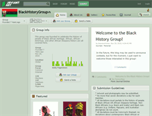 Tablet Screenshot of blackhistorygroup.deviantart.com