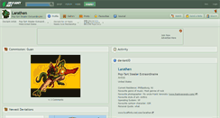 Desktop Screenshot of larathen.deviantart.com