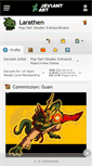 Mobile Screenshot of larathen.deviantart.com