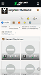 Mobile Screenshot of mephilesthedarkx.deviantart.com
