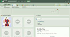 Desktop Screenshot of muscle-ace1.deviantart.com