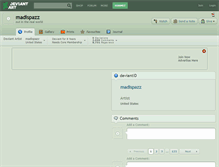 Tablet Screenshot of madispazz.deviantart.com