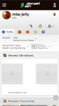 Mobile Screenshot of miss-jelly.deviantart.com