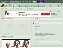 Tablet Screenshot of miss-jelly.deviantart.com