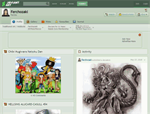 Tablet Screenshot of ferchozaki.deviantart.com