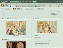 Tablet Screenshot of celsa.deviantart.com