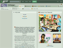 Tablet Screenshot of daimanga.deviantart.com