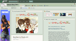 Desktop Screenshot of matsuri-hino-club.deviantart.com