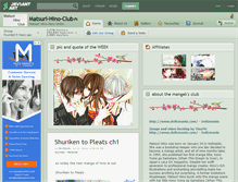 Tablet Screenshot of matsuri-hino-club.deviantart.com