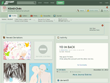 Tablet Screenshot of n3m0-ch4n.deviantart.com