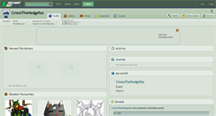 Desktop Screenshot of cronothehedgefox.deviantart.com
