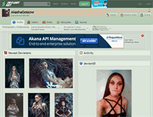 Tablet Screenshot of akashagossow.deviantart.com