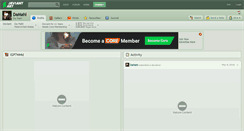 Desktop Screenshot of damahl.deviantart.com