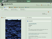Tablet Screenshot of lady-morella-pix.deviantart.com