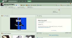 Desktop Screenshot of darkwarriordragon.deviantart.com