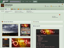 Tablet Screenshot of infinitystyle.deviantart.com