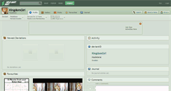 Desktop Screenshot of kingdomgirl.deviantart.com