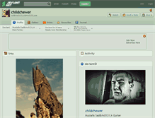 Tablet Screenshot of childchewer.deviantart.com