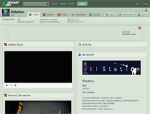 Tablet Screenshot of illstation.deviantart.com