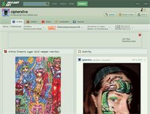Tablet Screenshot of ciphersilva.deviantart.com
