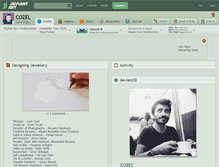 Tablet Screenshot of cozel.deviantart.com