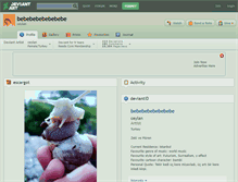 Tablet Screenshot of bebebebebebebebe.deviantart.com