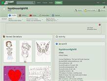 Tablet Screenshot of liquidmoonlight98.deviantart.com