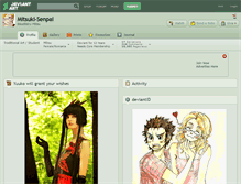 Tablet Screenshot of mitsuki-senpai.deviantart.com