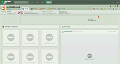 Desktop Screenshot of jessicaelwood.deviantart.com