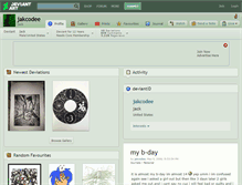 Tablet Screenshot of jakcodee.deviantart.com